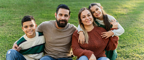 family at the park